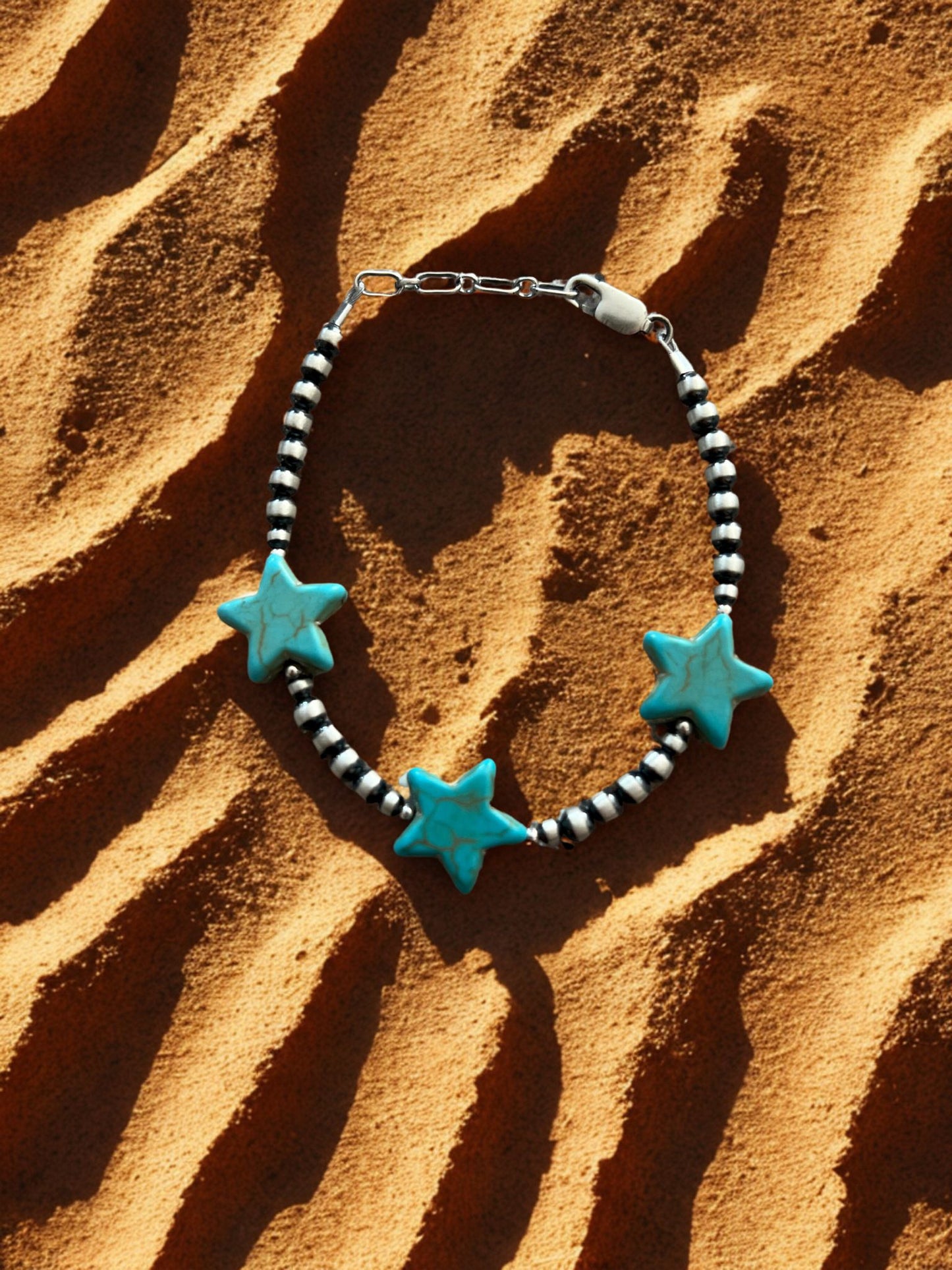 KINGMAN DESERT PEARL STAR BRACELET