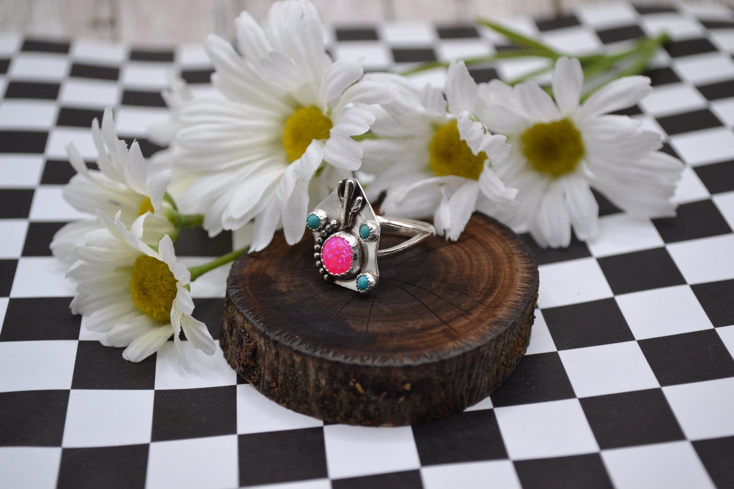 SIZE 7 3/4 - MOJAVE SAGE OG RING