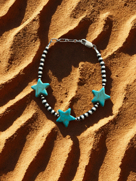 KINGMAN DESERT PEARL STAR BRACELET