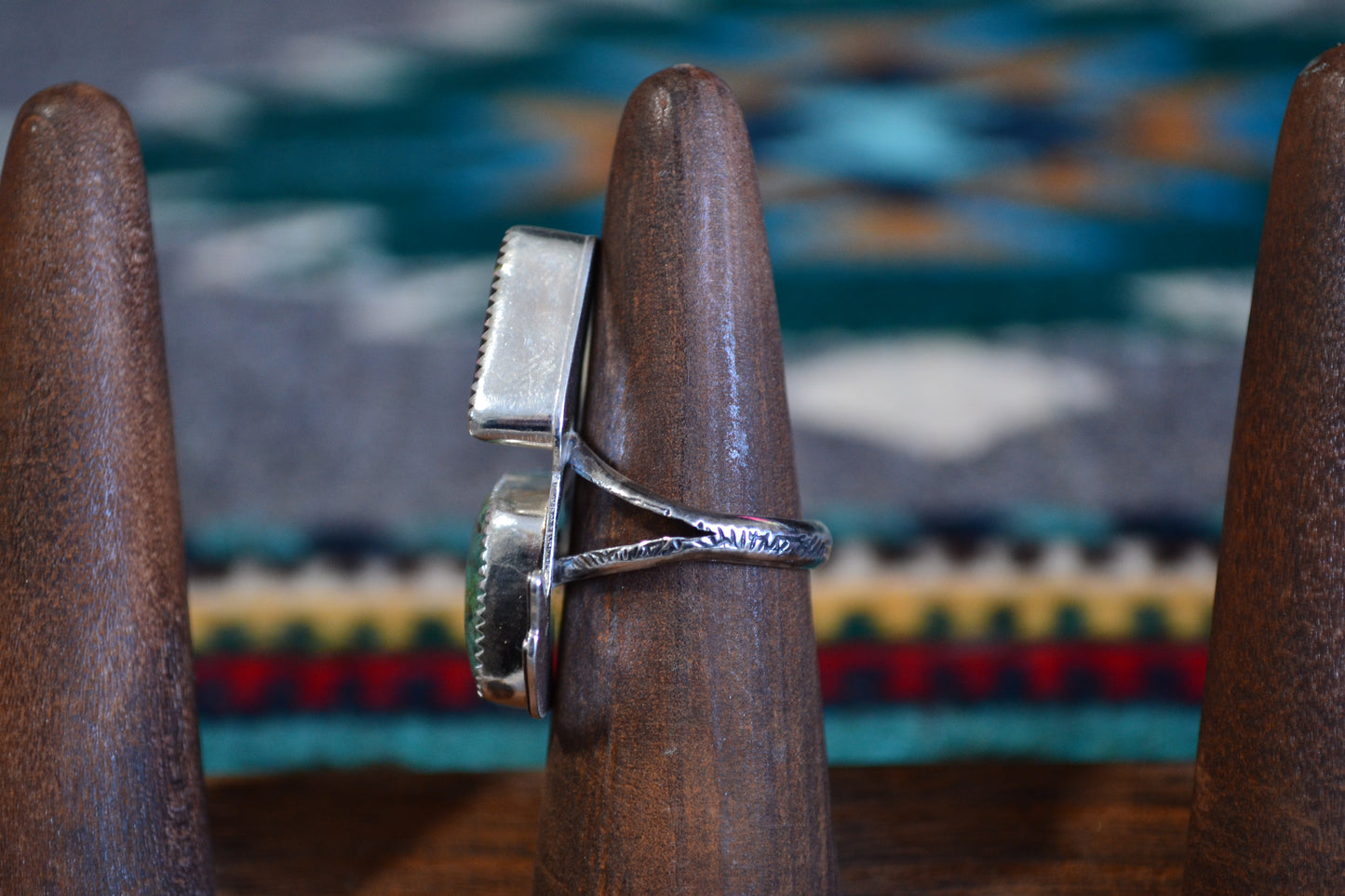 STERLING SILVER BOLT RING 6.5