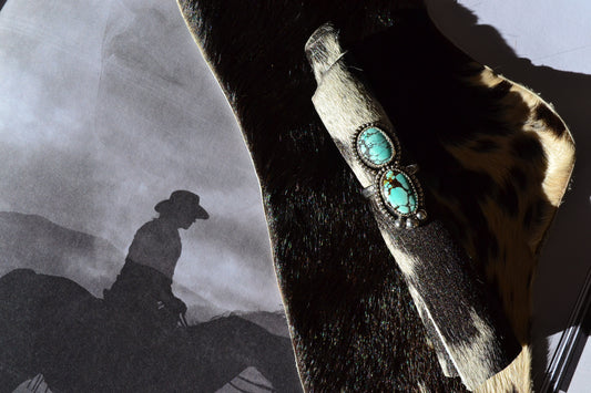 BAMBOO TURQUOISE RING SIZE 7