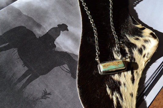 TURQUOISE BAR NECKLACE