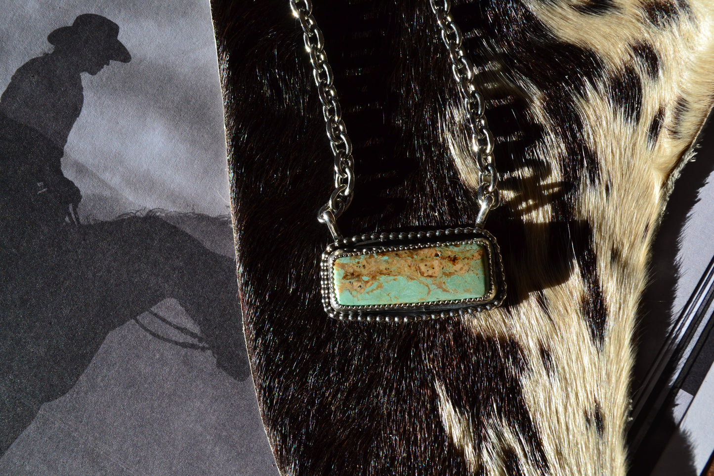 TURQUOISE BAR NECKLACE